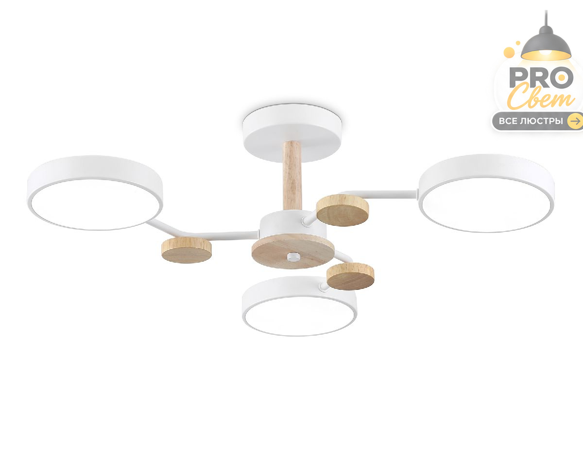 люстра на штанге ambrella light linetech comfort fl4855