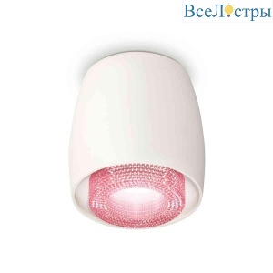 Комплект накладного светильника Ambrella light Techno Spot XS1141022 SWH/PI белый песок/розовый (C1141, N7193)