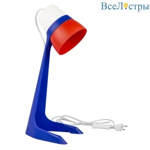 Настольная лампа Uniel ULO-K22 D/E14/A WHITE/BLUE/RED