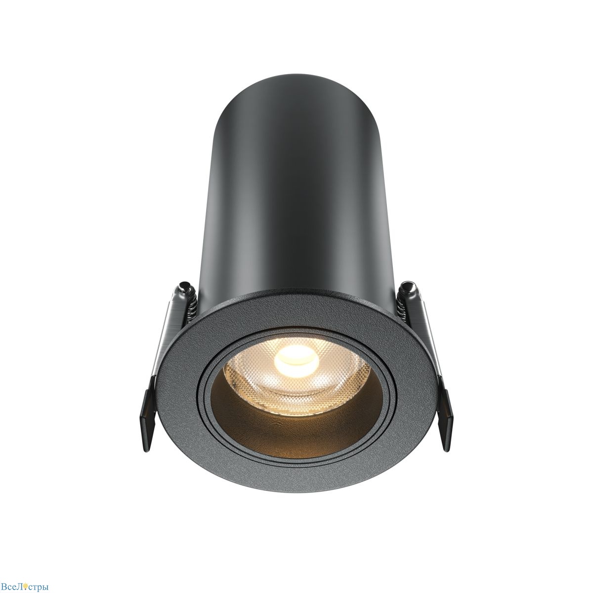 встраиваемый спот maytoni technical focus led dl125-l12-3k-b
