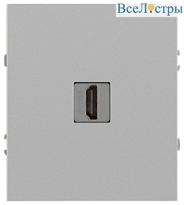 Розетка Эра Arktik 16-3114-03 HDMI алюминий Б0070506