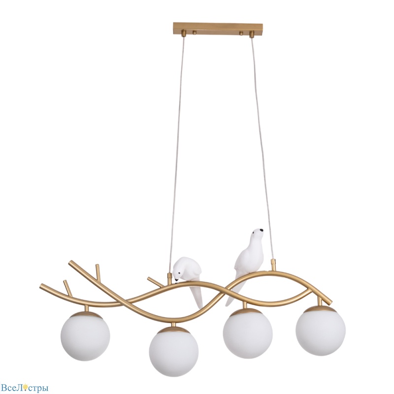 подвесная люстра arte lamp eltanin a3422sp-4go