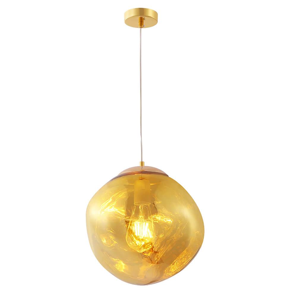 подвесной светильник crystal lux malaga sp1 d280 gold