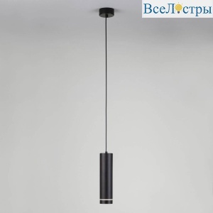 Подвесной светодиодный светильник Elektrostandard DLR023 12W 4200K черный матовый 4690389119729