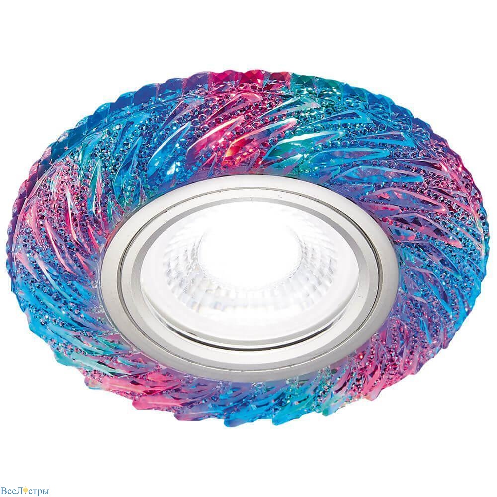 встраиваемый светодиодный светильник ambrella light led s295 ch/rg