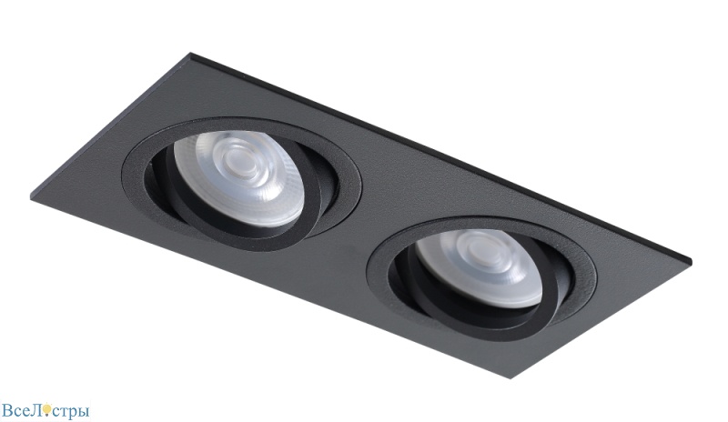встраиваемый светильник crystal lux clt 002 clt 002c2 bl