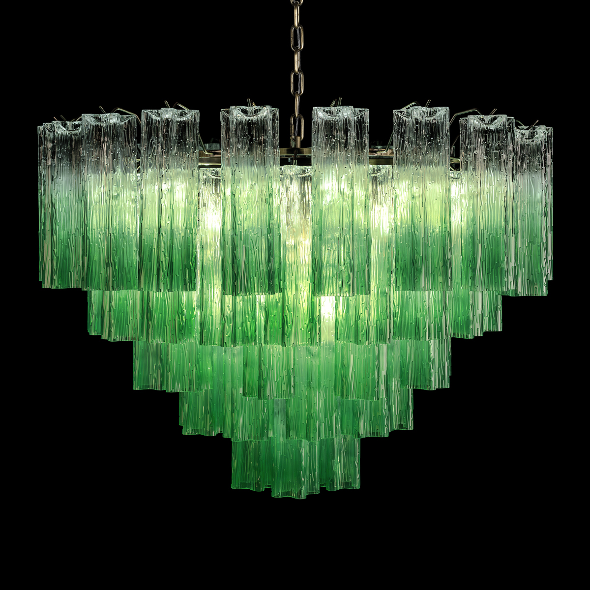 подвесная люстра loft it murano 10580/800 clear green