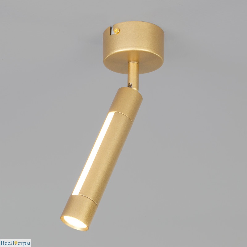 спот eurosvet 20084/1 led матовое золото