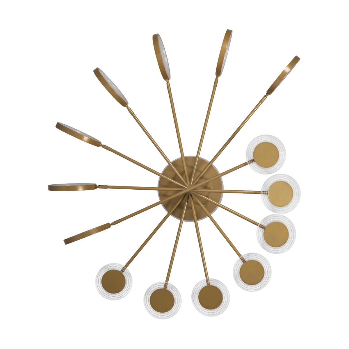 потолочная светодиодная люстра loft it megan 10164l gold