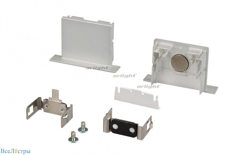 заглушка arlight s2-linia55-f silver 021297