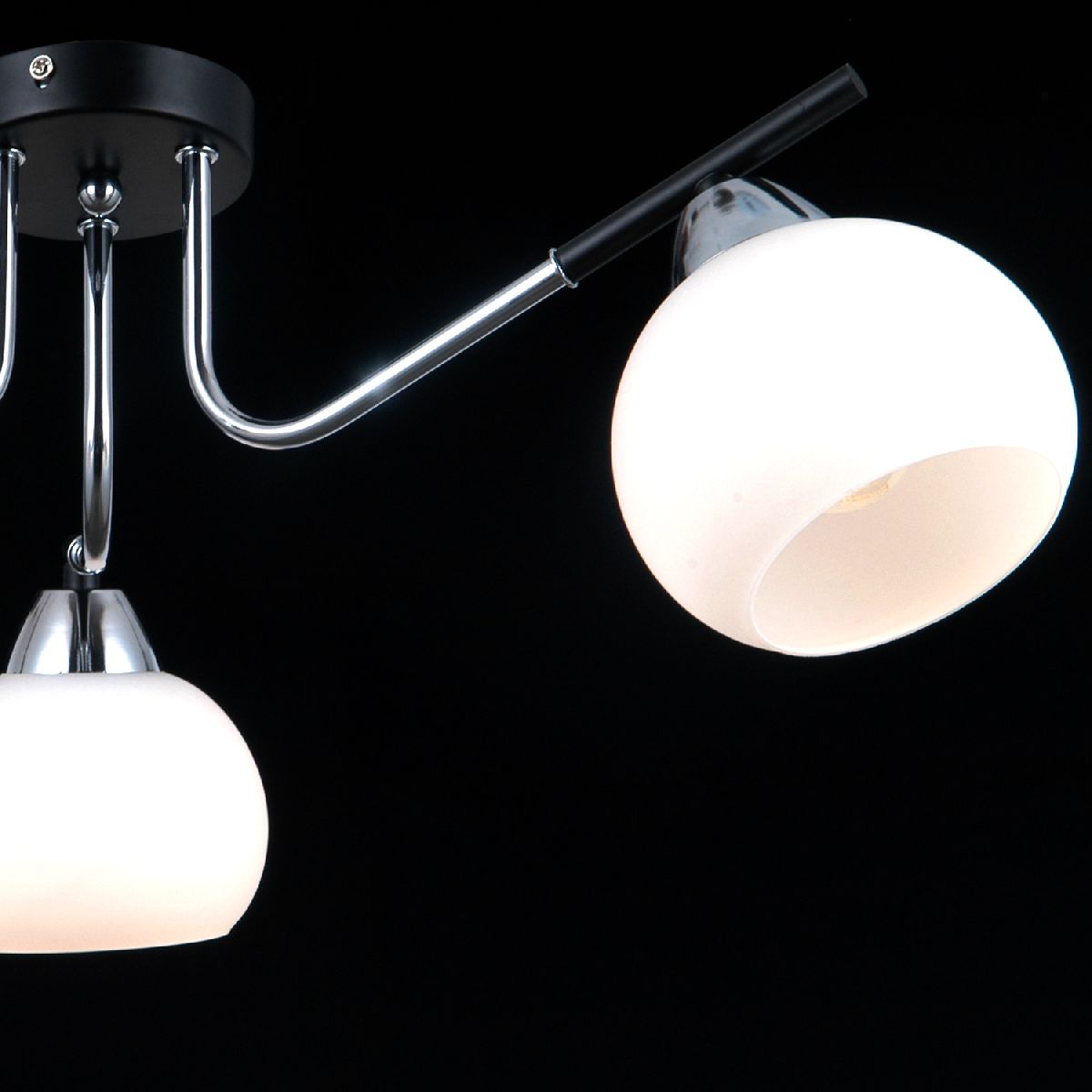 потолочная люстра illumico il0713-3csq-24 bk cr libra