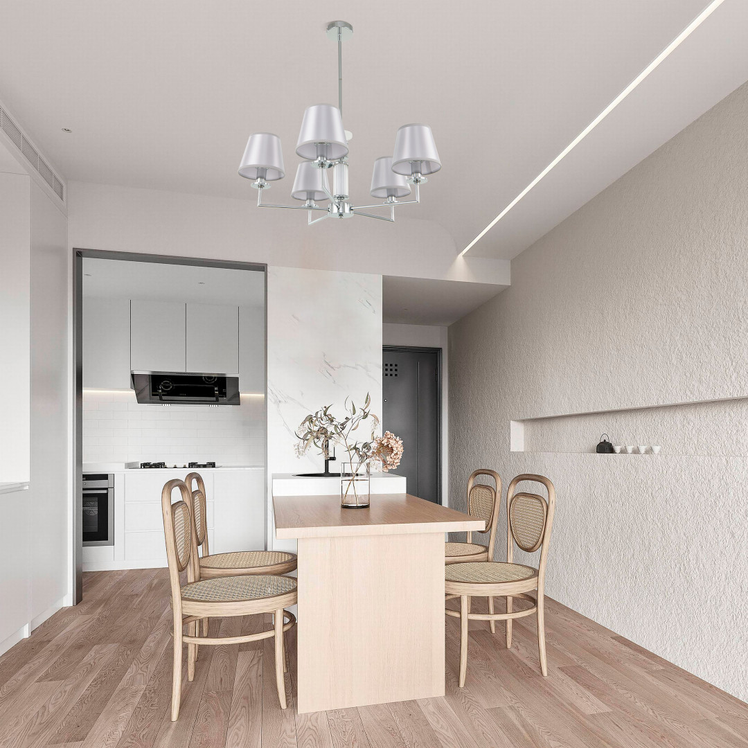 люстра на штанге arte milano 344401/5 cr
