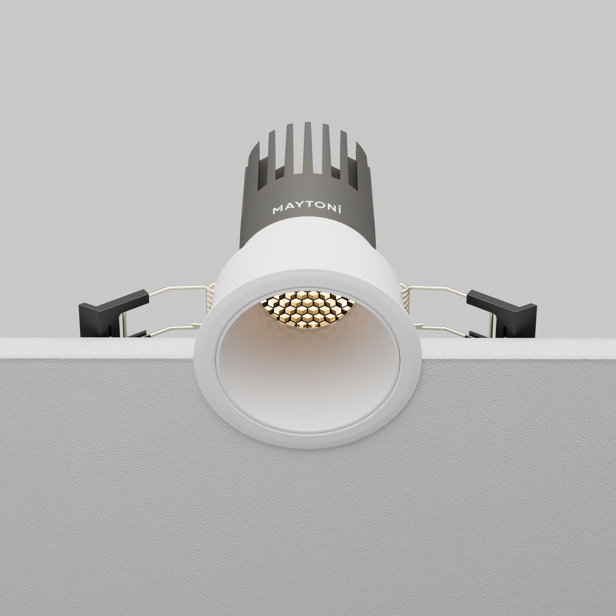 встраиваемый светильник maytoni technical dip dl116-10w-3k-w
