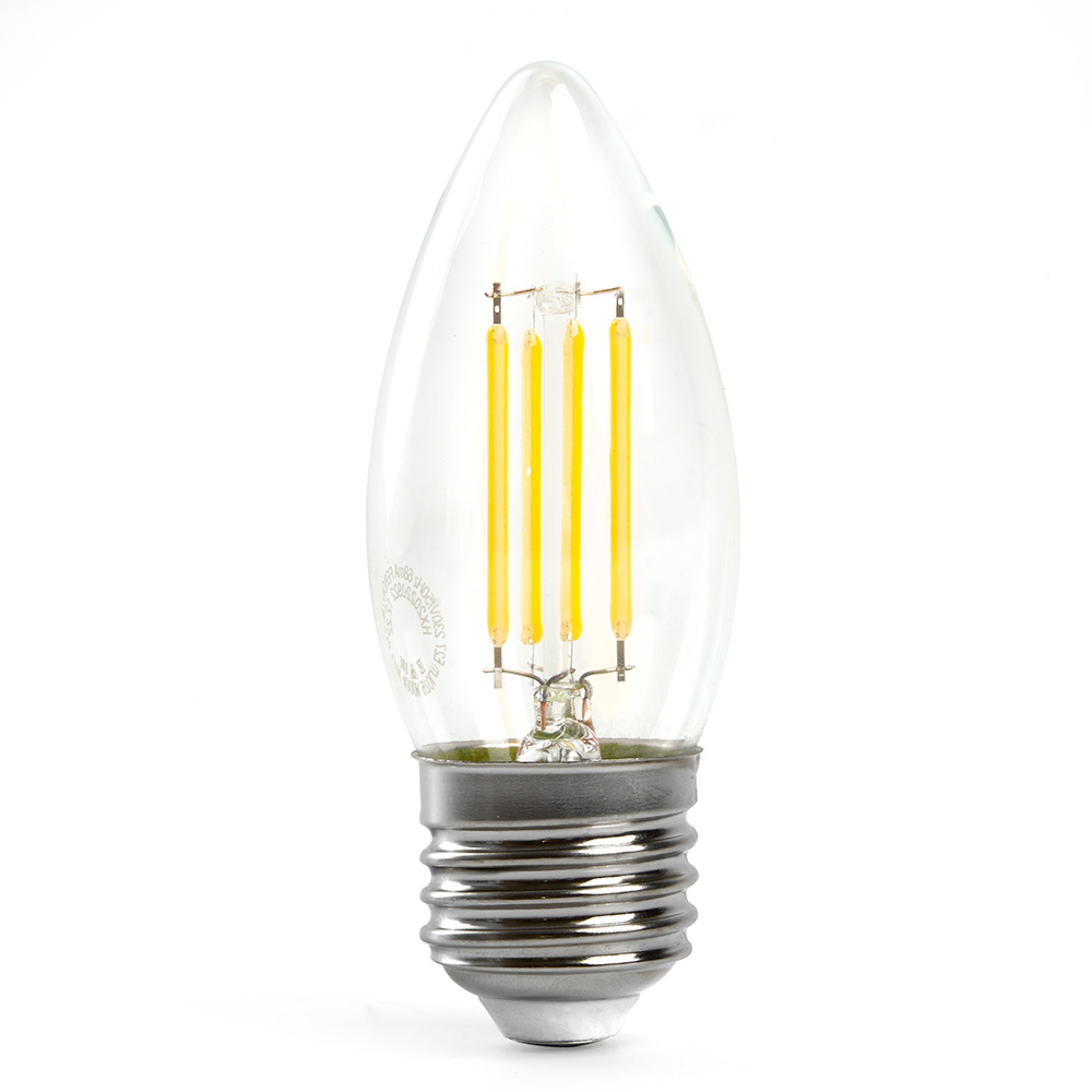 лампа светодиодная feron lb-713 свеча e27 11w 6400k 38274