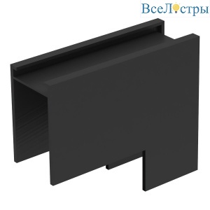 Коннектор L-образный стена-потолок Denkirs Smart TR2108-BK