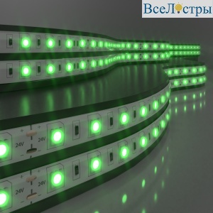 Светодиодная лента Elektrostandard 24V 14,4W 60Led 5050 IP65 зеленый, 5м 4690389167768