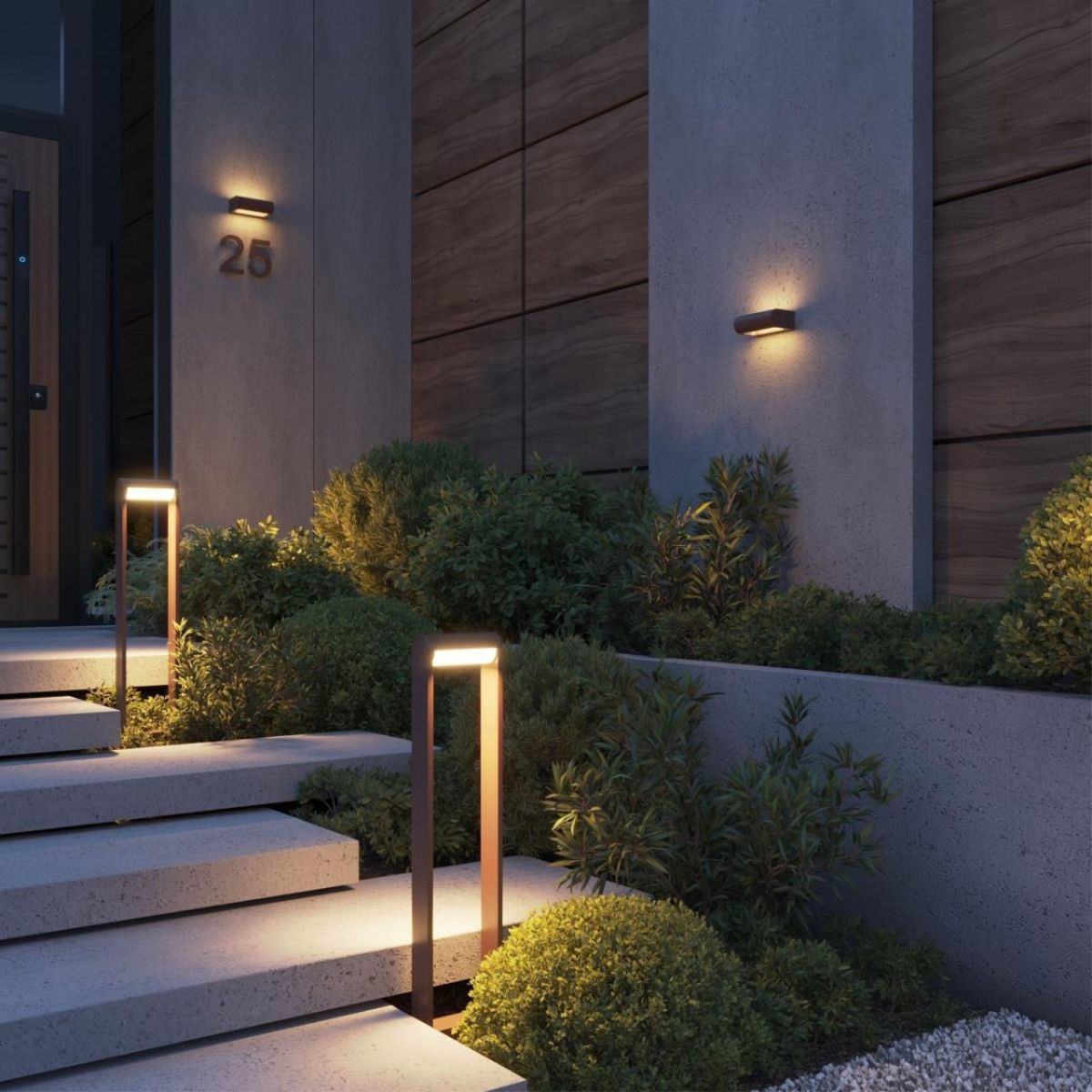 ландшафтный светильник odeon light nature twinset 7118/12gla