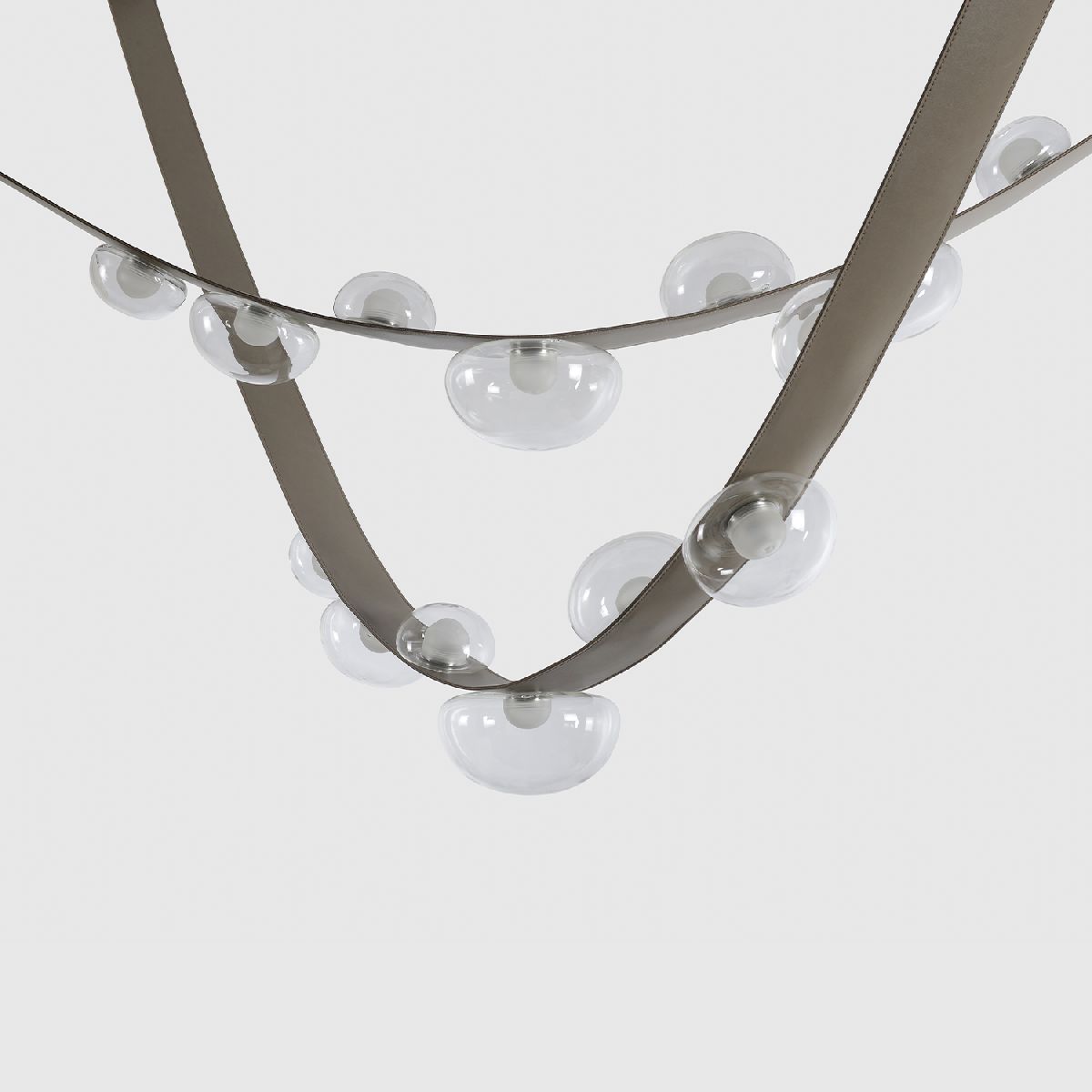 подвесная люстра crystal lux bosque sp7 l3000 grey/transparent