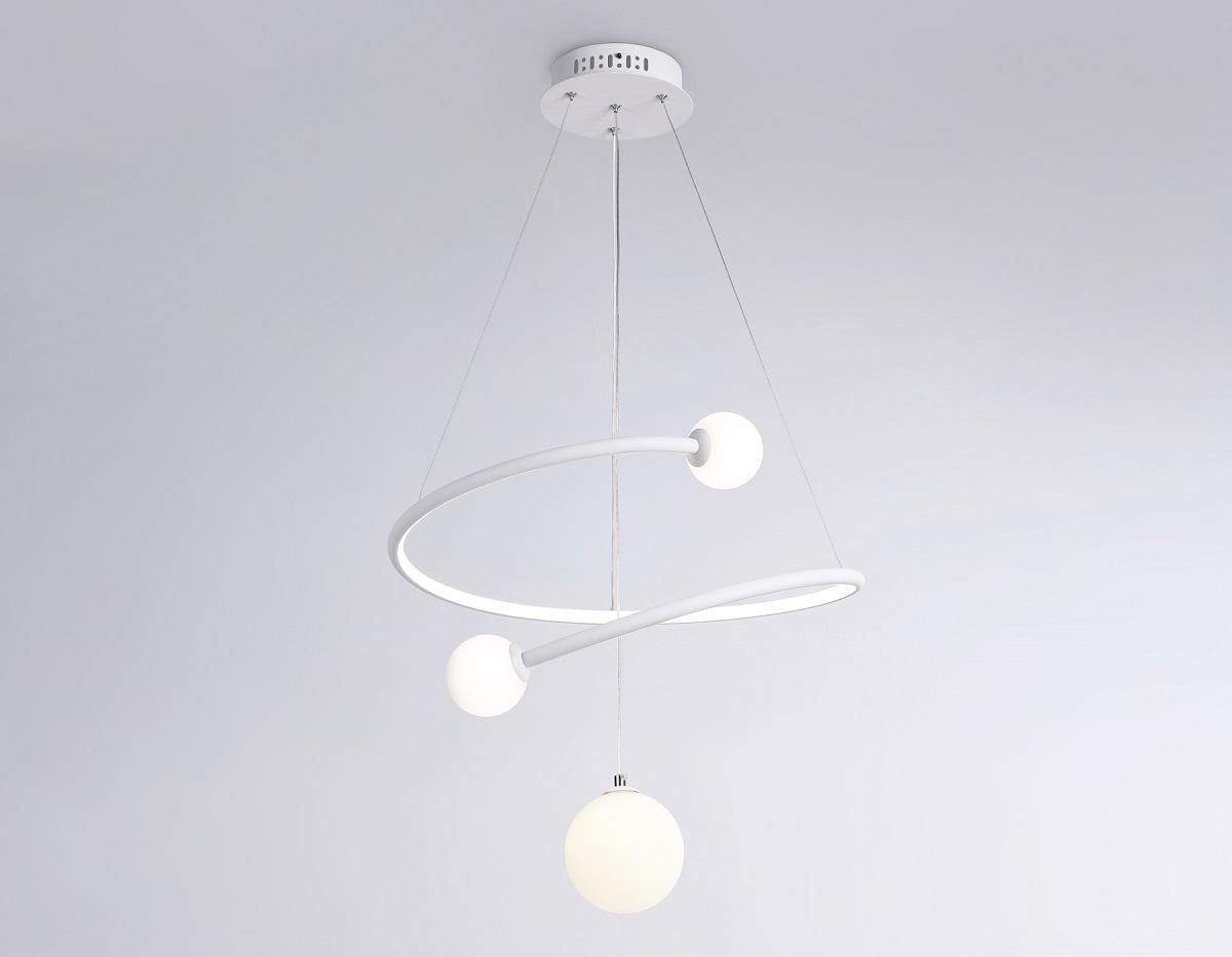 подвесной светодиодный светильник ambrella light comfort linetech fl66299