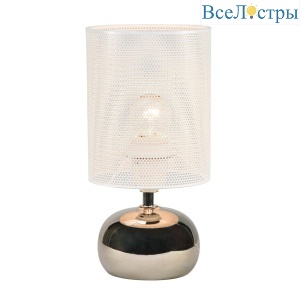 Настольная лампа Uniel UML-B307 E14 SILVER/WHITE UL-00012423