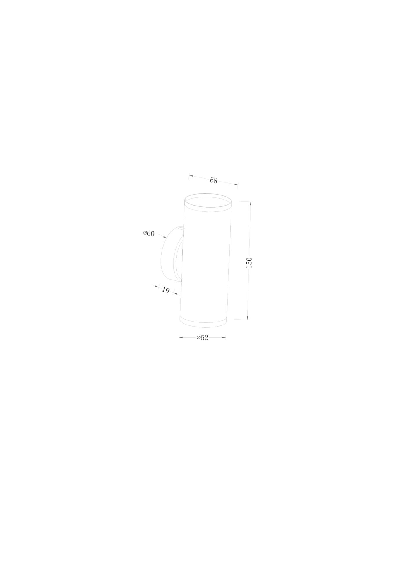 бра maytoni technical focus s c068wl-02mg