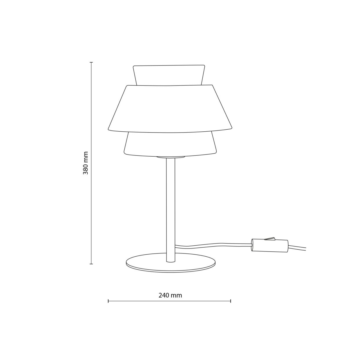 настольная лампа tk lighting 16222 kalum a073047