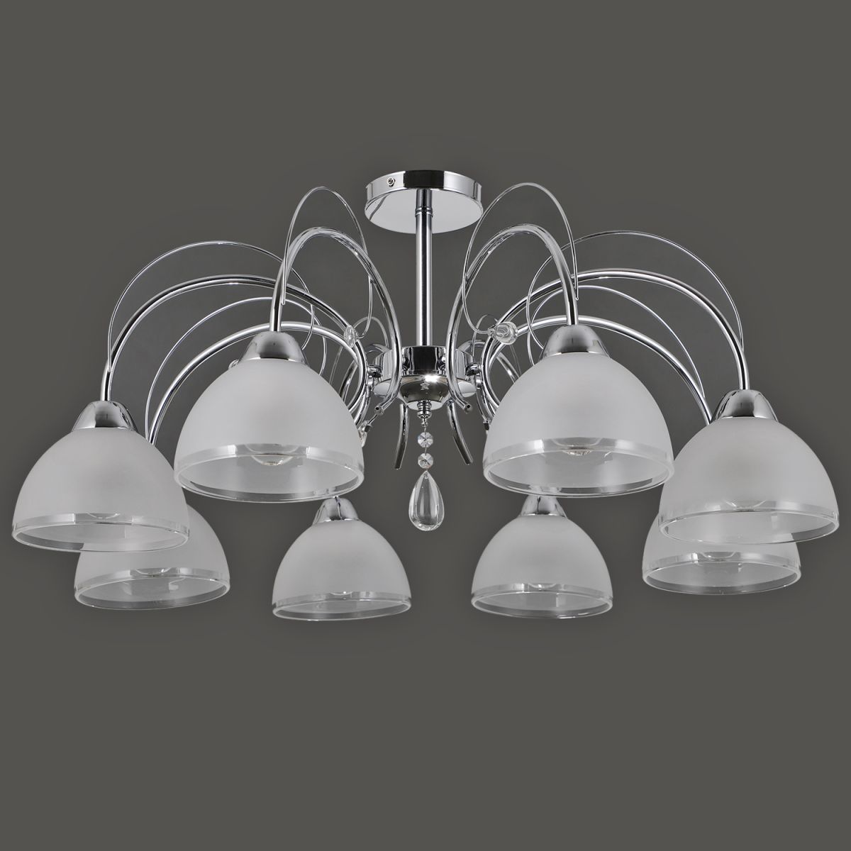 люстра на штанге illumico illumico il0495-8csq-25ch elite