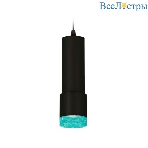 Комплект подвесного светильника Ambrella light Techno Spot XP7402004 SBK/BL черный песок/голубой (A2302, C6343, A2030, C7402, N7194)
