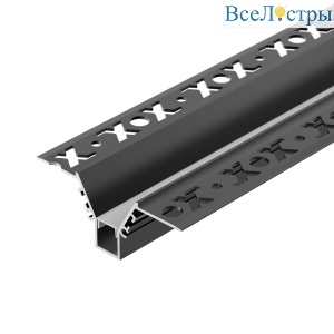 Алюминиевый профиль Arlight COMFORT10-V-FANTOM-2000 BLACK 052541
