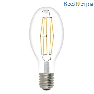 Лампа светодиодная филаментная Uniel E40 30W 4000K прозрачная LED-ED90-30W/NW/E40/CL GLP05TR UL-00003760
