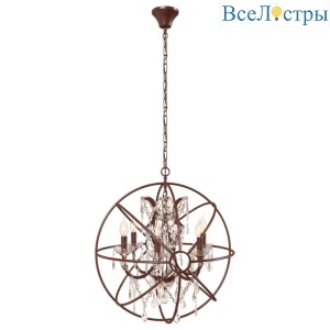Подвесная люстра LOFT IT Foucaults orb crystal Loft1897/6