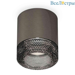 Комплект накладного светильника Ambrella light Techno Spot XS7403004 DCH/BK черный хром/тонированный (C7403, N7192)