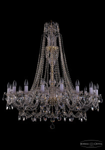 Подвесная люстра Bohemia Ivele Crystal 1411/16/400/XL-115 G