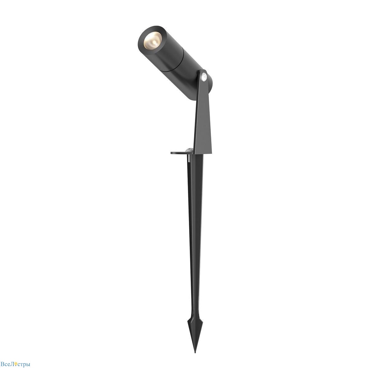 ландшафтный светодиодный светильник maytoni outdoor bern o050fl-l2gf3k