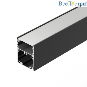 Алюминиевый профиль Arlight SL-LINE-4050-3L-2000 ANOD BLACK 044670