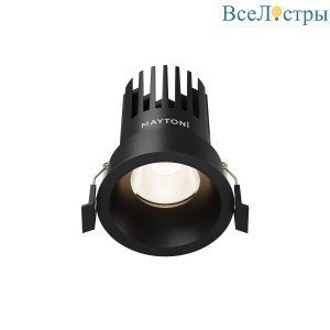 Встраиваемый светильник Maytoni Dip DL117-15W-4K-B