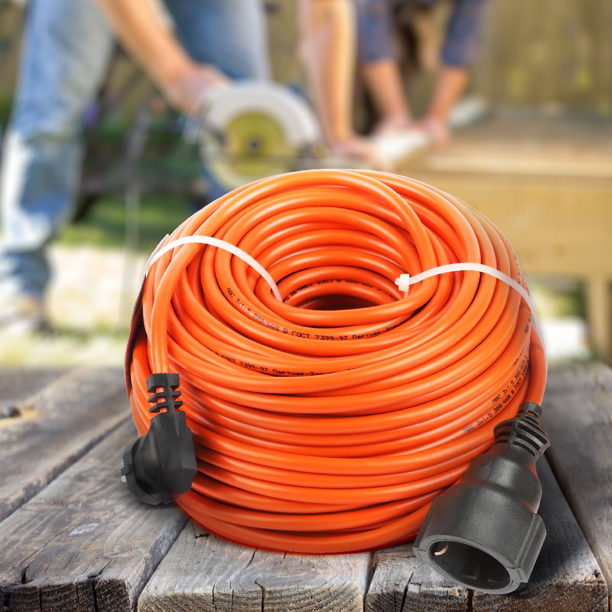 удлинитель силовой эра upx-1e-3x1.5-50m б0046819