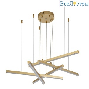 Подвесной светодиодный светильник Indigo Paralleli 14017/5P Gold V000087L
