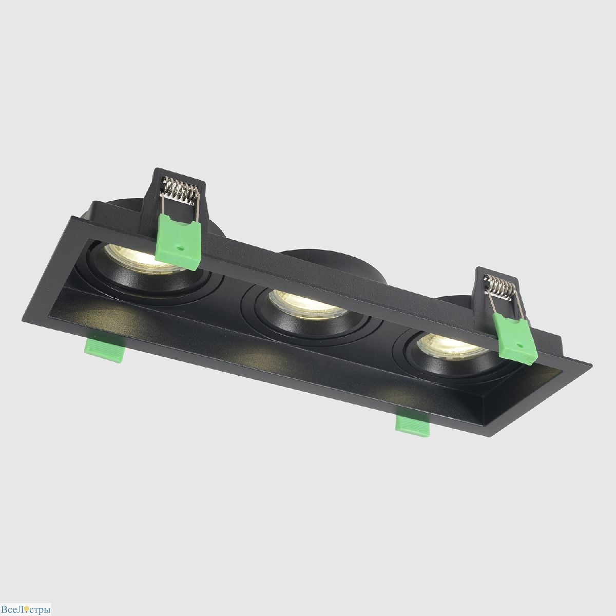 встраиваемый светильник crystal lux clt 068c3 bl
