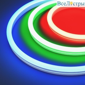 Светодиодная герметичная лента Arlight MOONLIGHT-SIDE-B84-12x24mm 24V RGB (12 W/m, IP68, 5m, wire x2) 042751