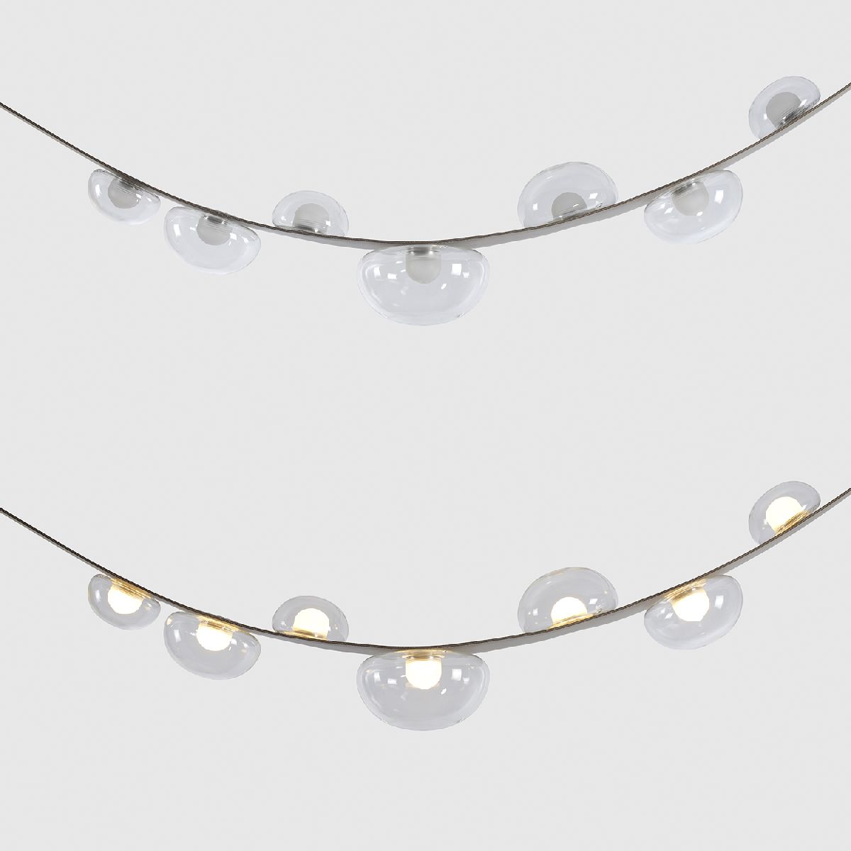 подвесная люстра crystal lux bosque sp7 l3000 grey/transparent