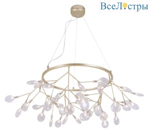 Подвесная люстра Crystal Lux Evita EVITA SP45 D GOLD/TRANSPARENT
