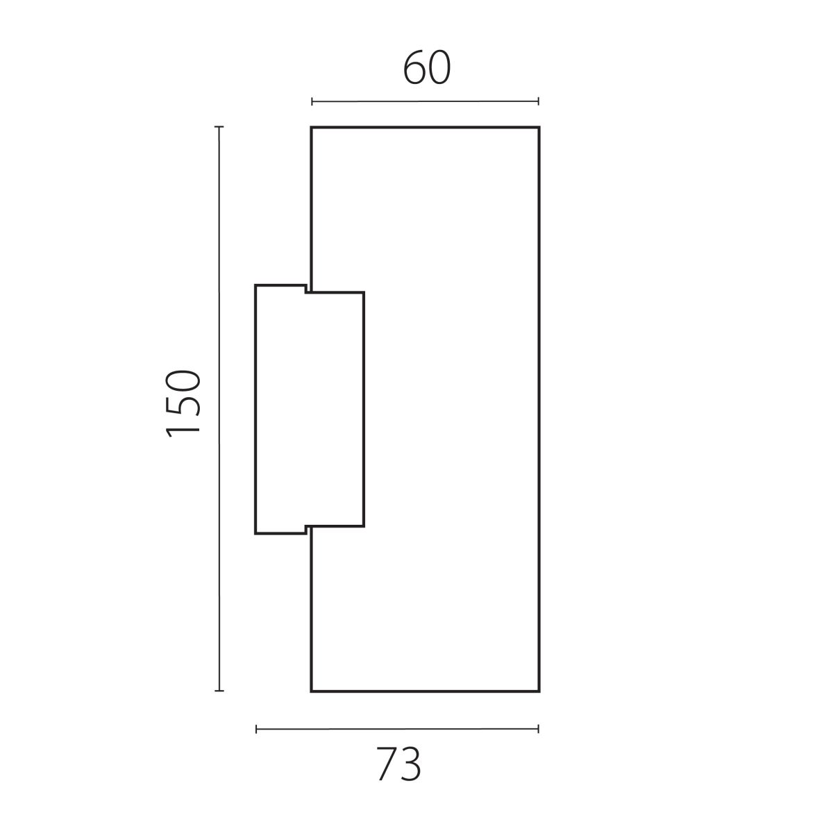 настенный светильник lightstar rullo hp16 204640