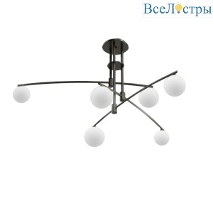 Люстра на штанге Delight Collection 8119P/6 black