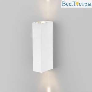 Уличный настенный светодиодный светильник Elektrostandard Blaze 35136/W белый 4690389179174
