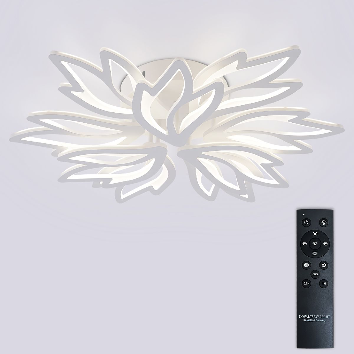 потолочная люстра natali kovaltseva rif led lamps 81118/7c