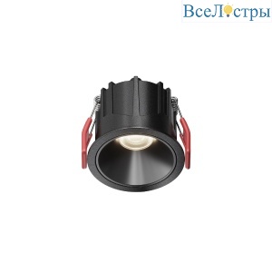 Встраиваемый светильник Maytoni Alfa LED DL043-01-10W4K-RD-B-1