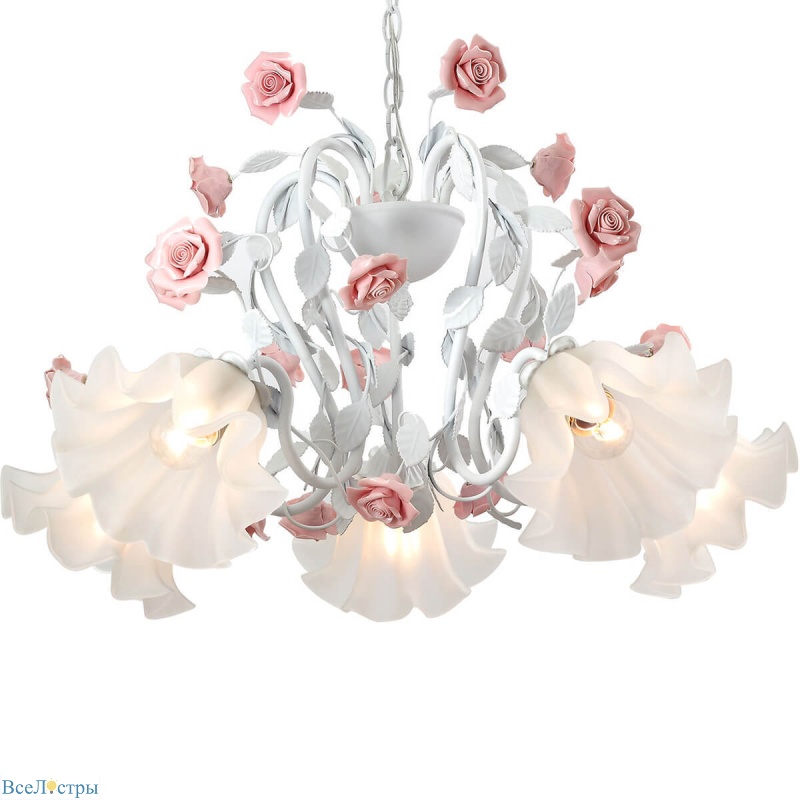 подвесная люстра lucia tucci fiori di rose 111.5