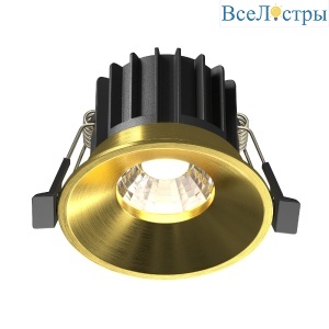 Встраиваемый светильник Maytoni Round DL058-12W4K-BS