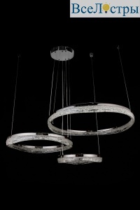 Подвесная люстра Celeste LE7768/800-3F Black Chrome